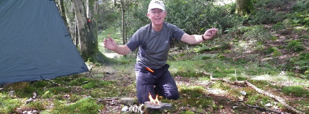 Outdoor adventure learning to light fires.  Why should the children have all the fun on a school trip?